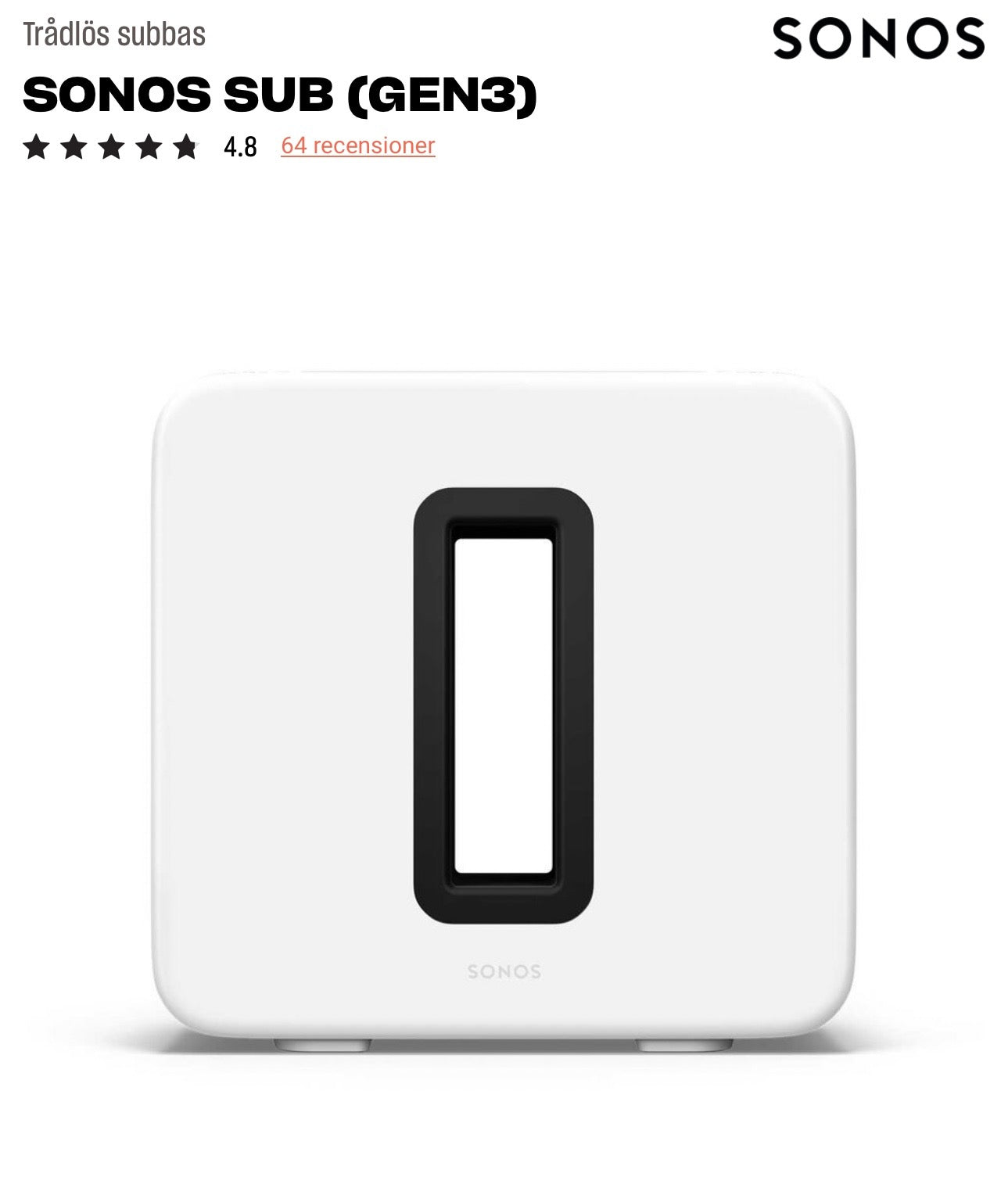 Sonos 5: priser i beskrivningen